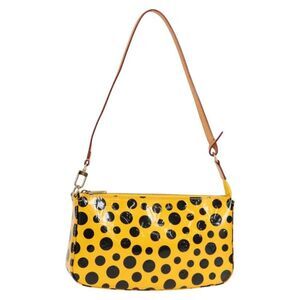 Pre Loved louis vuitton Women Yellow Clutches